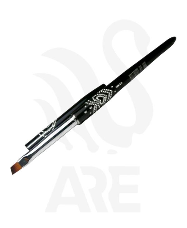 pincel biscelado one stroke para mano alzada #2 Negro