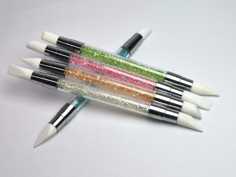 Pinceles De Silicon Cristal Transparente