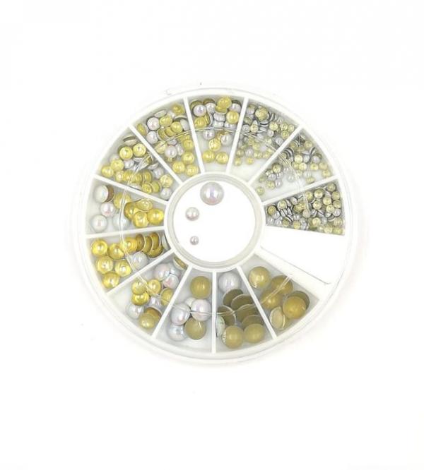 Carrusel, Accesorios Decorativo, Estoperol Blanco Tornasol