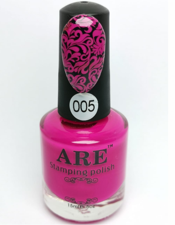 005 Stamping Polish Fucsia