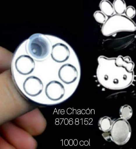 Anillo Para Dise&ntilde;o , Hello Kitty Charola Plateada