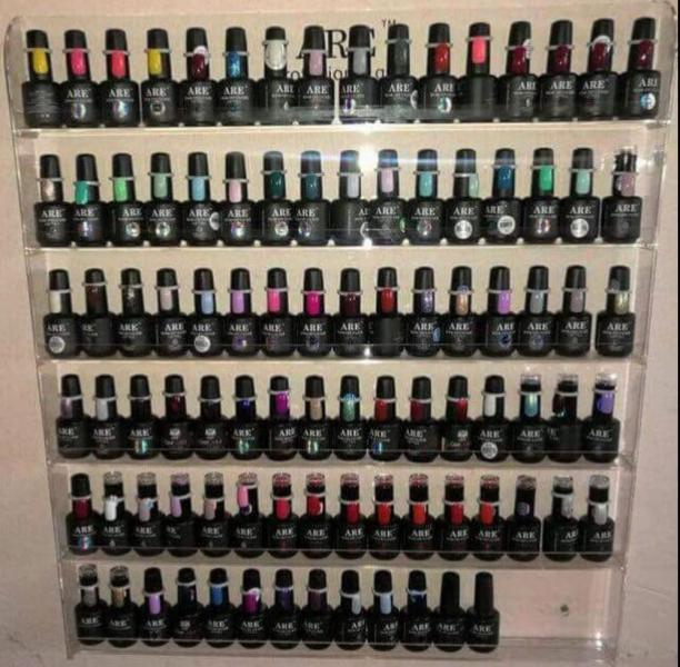 Exhibidor de pared de acrilico Cristal