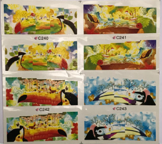 Sticker para U&ntilde;as  Decal de Agua