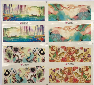 Sticker para U&ntilde;as  Decal de Agua