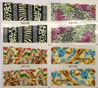 Sticker para U&ntilde;as  Decal de Agua