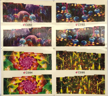 Sticker para U&ntilde;as  Decal de Agua