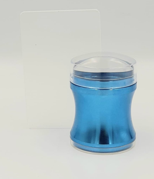 Sello para Stamping Base Metalica 3.8 cm Azul