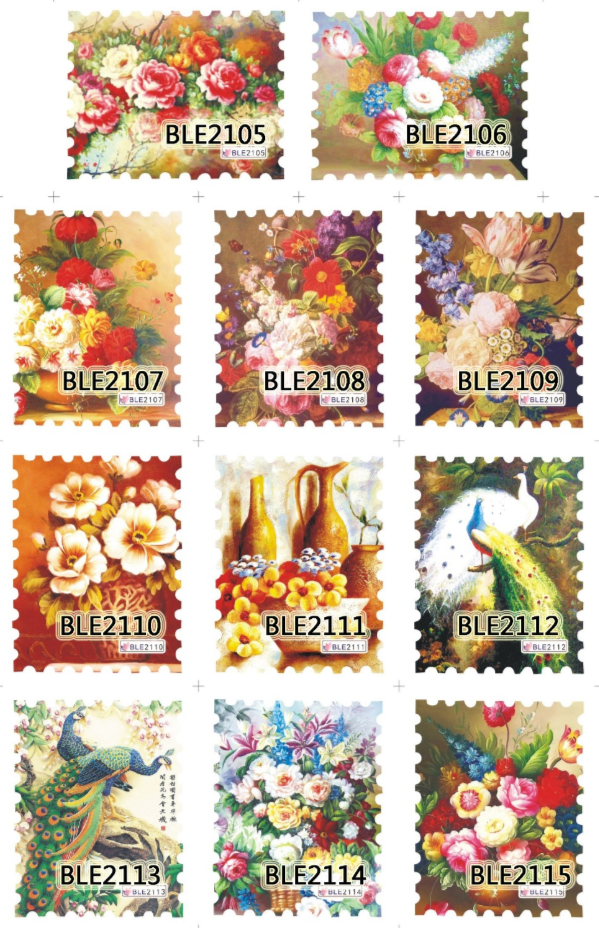 Sticker para U&ntilde;as  Decal de Agua 120 unidades