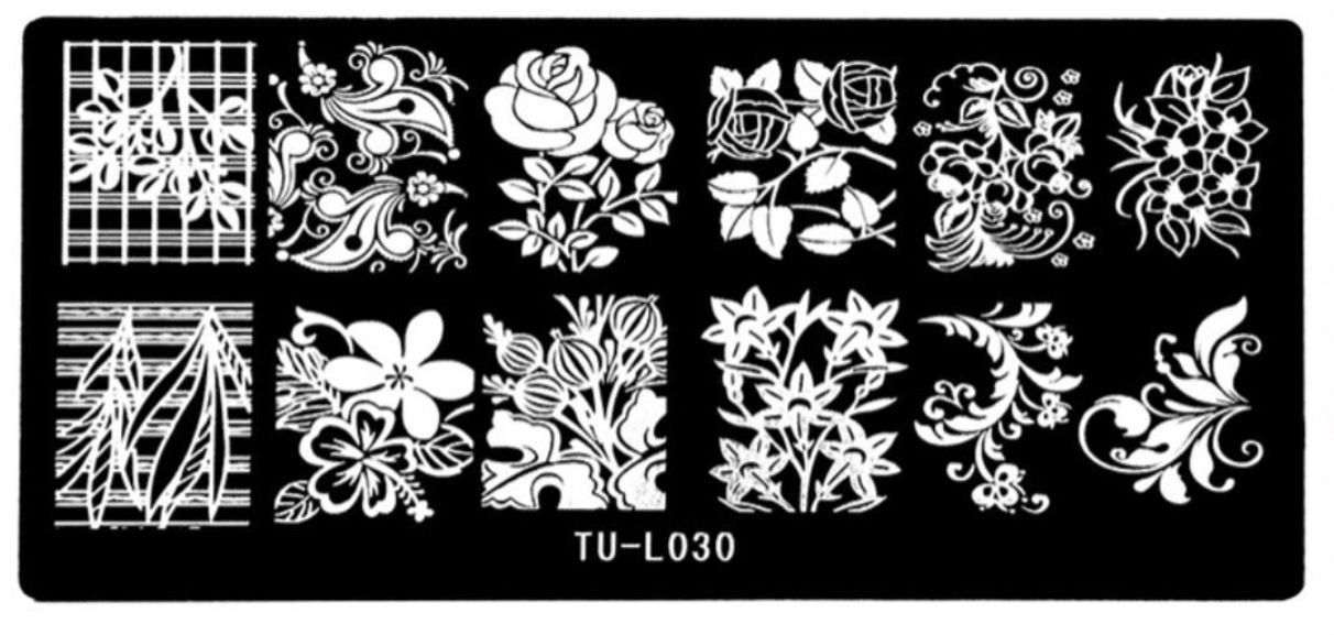 Placa de Stamping Rectangular TU-L030 Mediana