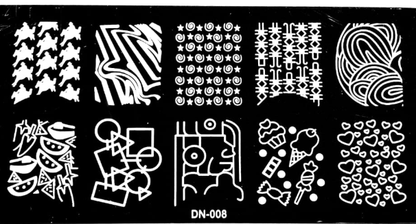 Placa de Stamping Rectangular DN-008 Mediana