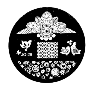 Placa o Sello de Stamping  Redonda peque&ntilde;a