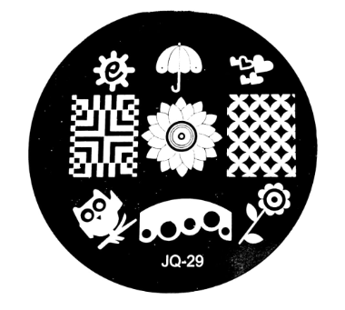 Placa o Sello de Stamping  Redonda peque&ntilde;a