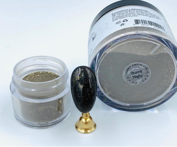 Decoraci&oacute;n 10grs, Coverland Starry Night negro escarchado