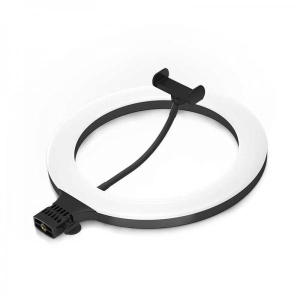 Lampara de iluminaci&oacute;n aro de luz para mesa negro