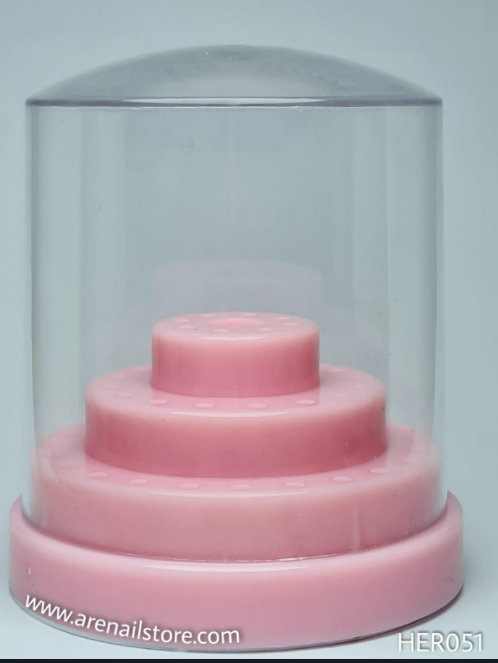 Base para colocar Puntas para Pulidora Rosado