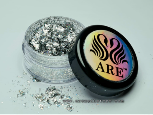 Efecto Flake HOLOGRAFICO Plateado