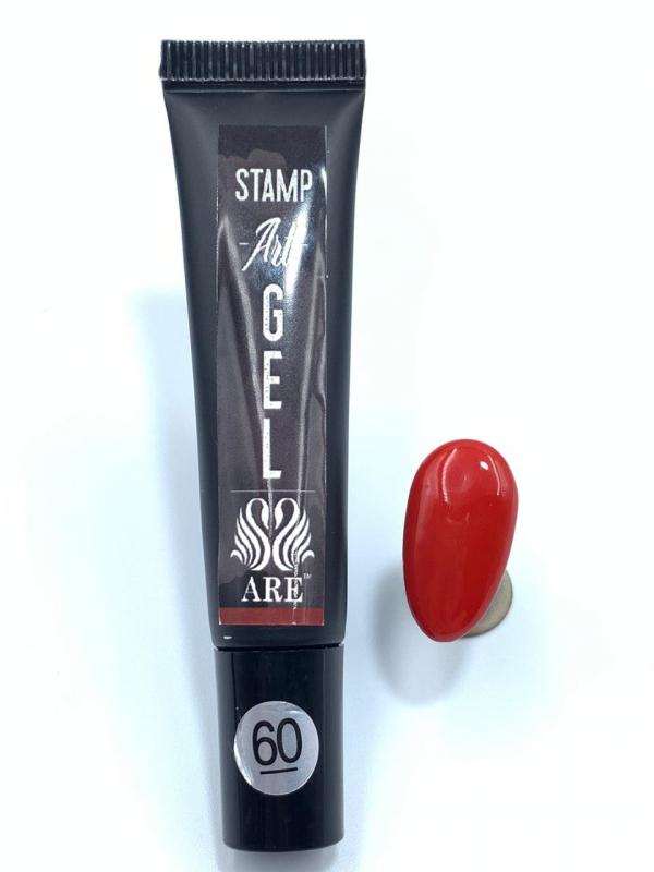 Stamping Painting Gel Rojo # 60