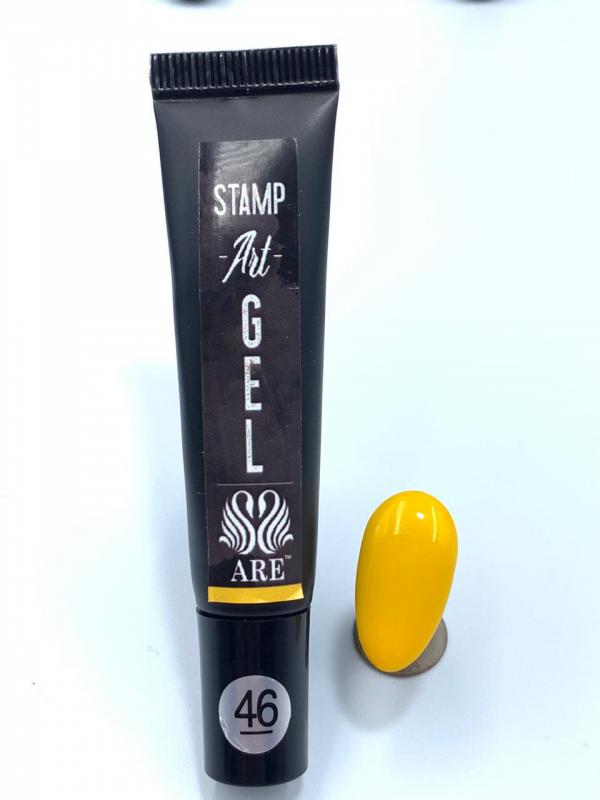 Stamping Painting Gel Amarillo Mostaza 46