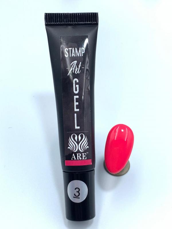 Stamping Painting Gel Rosado # 3