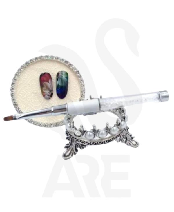 Pincel Blanco #2 Lengua de Gato Blanco