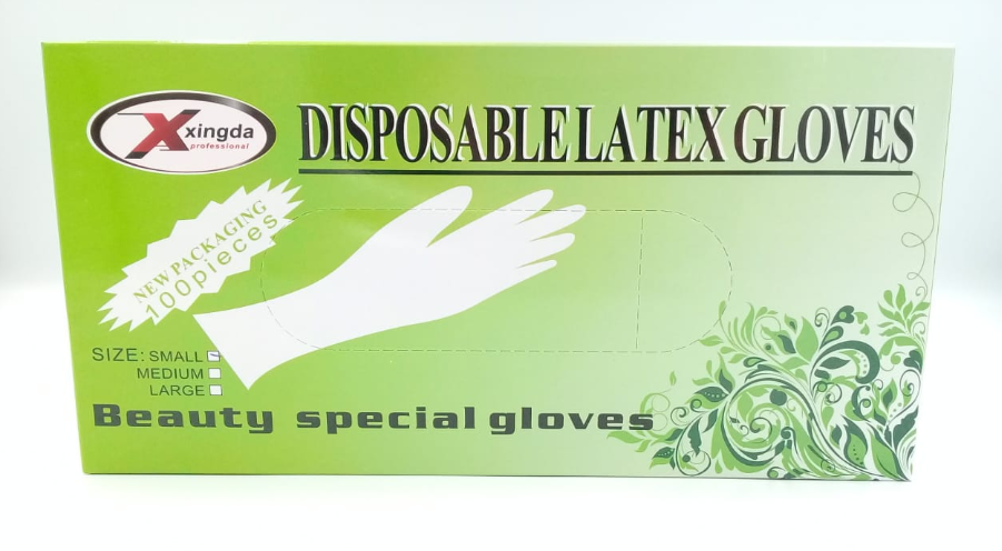 Caja Guantes de Latex, Talla L Blancos