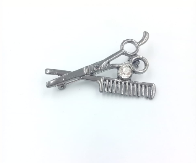 W-104 Broche decorativo de joyeria para estilistas Negro