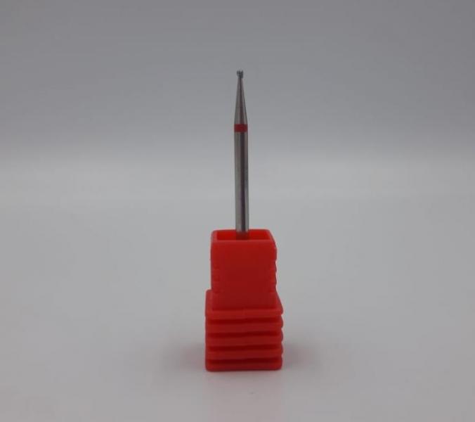 Punta o Broca para Manicura Rusa - Banda Roja Roja