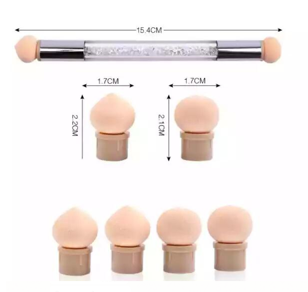 repuesto de pincel Esponja para Difuminar crema