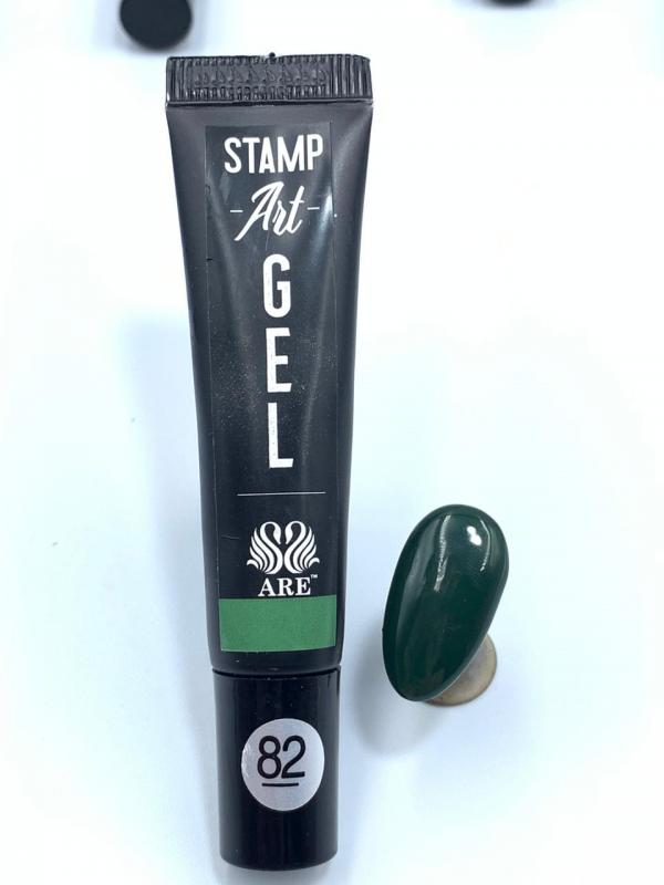 Stamping Painting Verde Oscuro #82