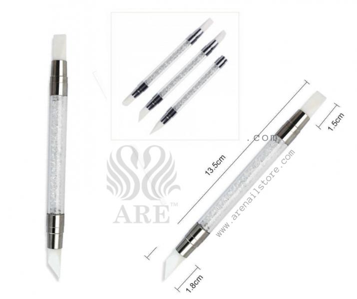 Pincel De Silicon CRISTAL BLANCO