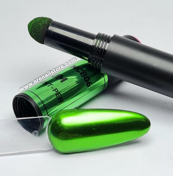 Lapiz efecto espejo VERDE MCB06