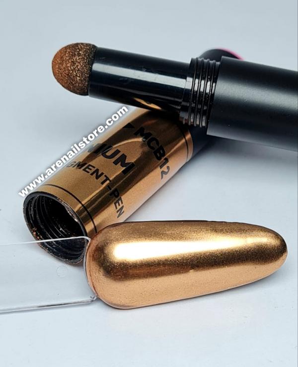 Lapiz efecto espejo DORADO MCB12