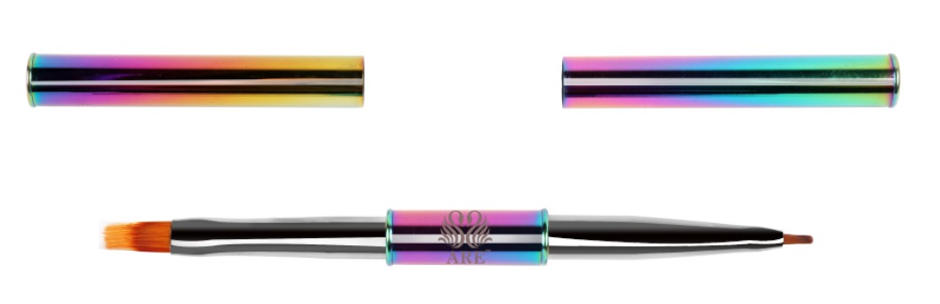 Pincel cromado GRADIENTE y mini lengua gato