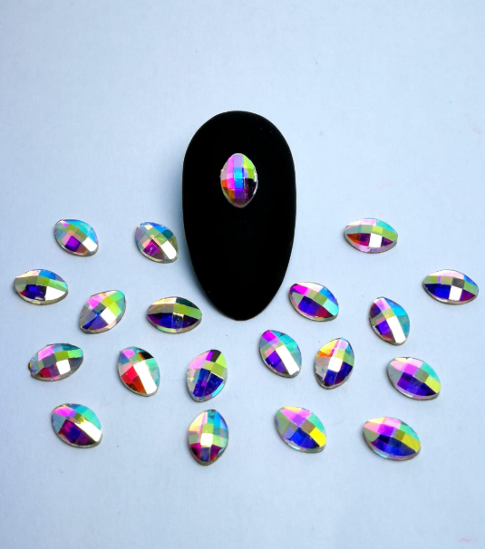 Cristales ovalos Tornasol
