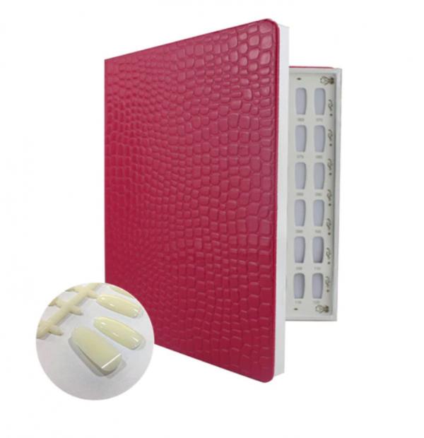 Mostrarios Plasticos Tipo Libro para Exhibir u&ntilde;as Dise&ntilde;adas Rosado