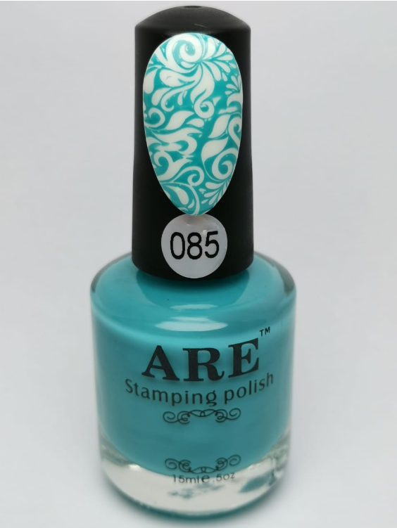 085 Stamping Polish Turqueza