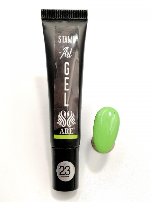 Stamping Painting Gel Verde Claro  # 23