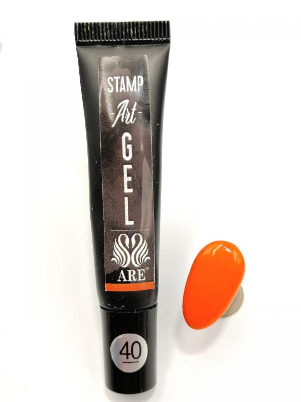 Stamping Painting Gel  Naranja # 40