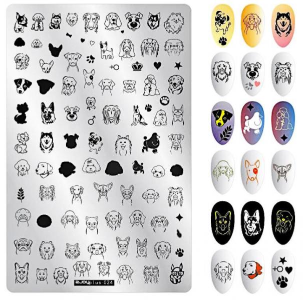 Placa Rectangular Grande 2 JOY PLUS 024 Perros