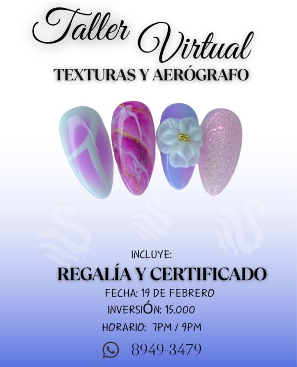Taller Virtual Texturas y Aerografo