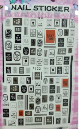 Sticker de Gel 3D para U&ntilde;as