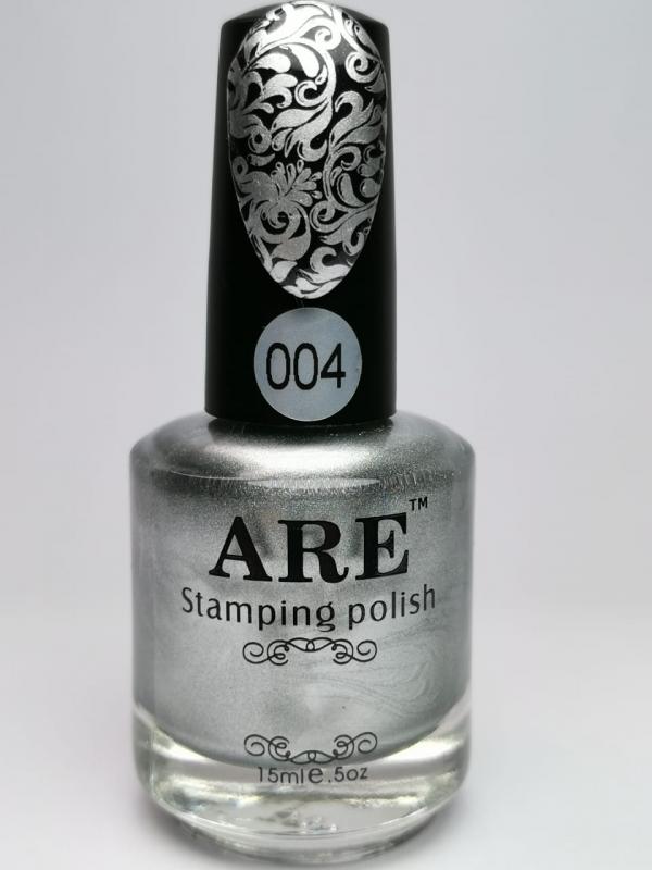 004 Stamping polish Plateado