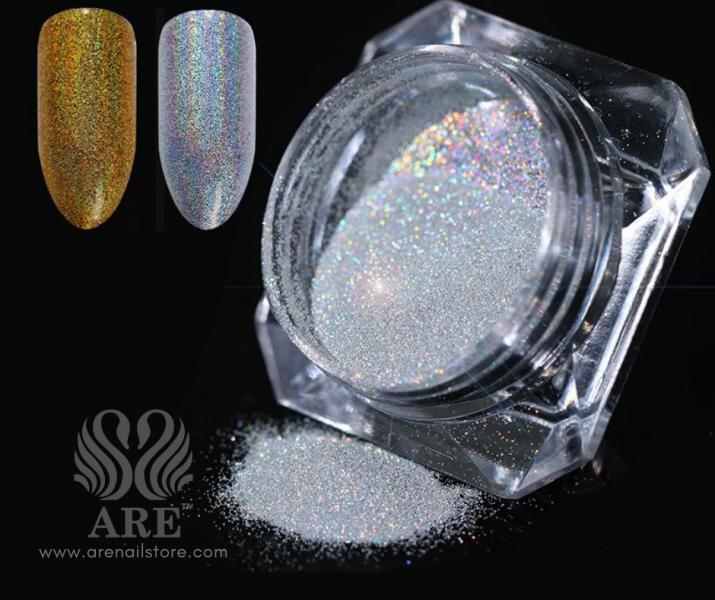 Efecto en PASTA Holograficos Dorado ,Plata