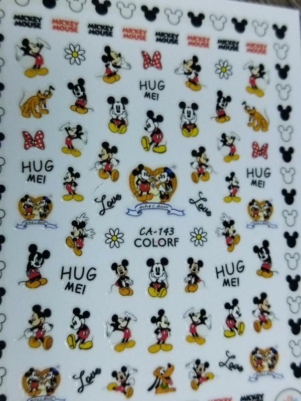 Sticker de Gel 3D para U&ntilde;as MiCKEY tradicional HUG ME Tradicional