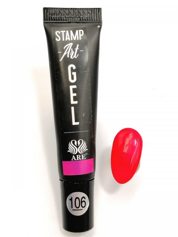 Stamping Painting Gel Fucsia Neon # 106