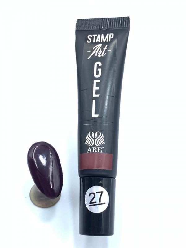 Stamping Painting Gel vino  #27