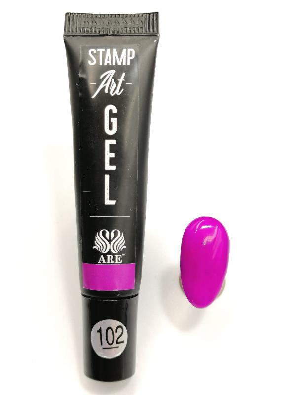 Stamping Painting Morado Neon  #102