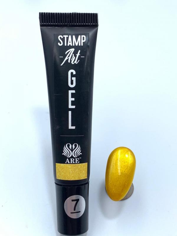 Stamping Painting Dorado Escarchado  #7