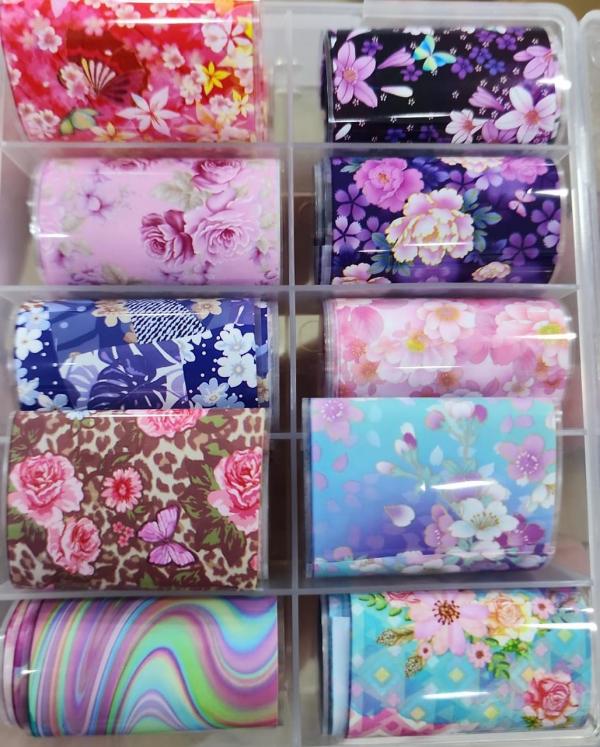 Caja de Foil ROSAS Y ARCOIRI