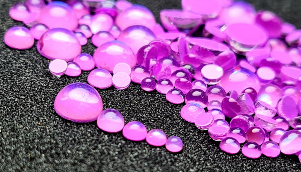 Cristales tipo perla LILA